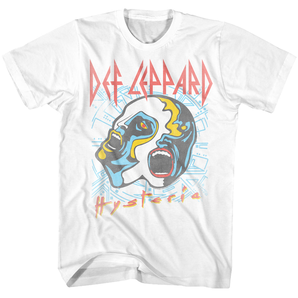 Def Leppard Faces Adult T-Shirt
