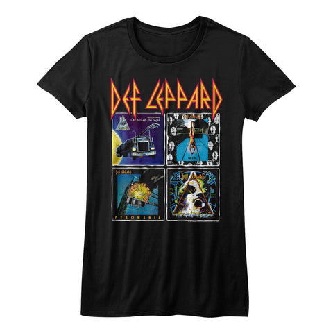 Def Leppard 80Salbums Ladies T-Shirt