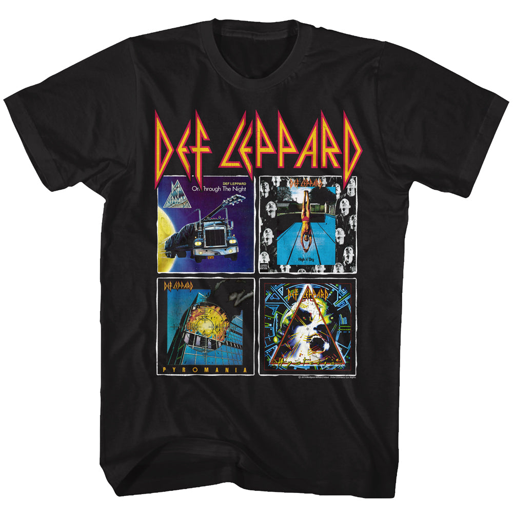 Def Leppard 80Salbums Adult T-Shirt