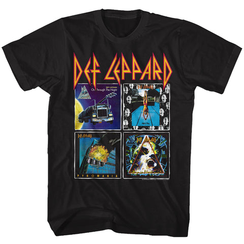 Def Leppard 80Salbums Adult T-Shirt