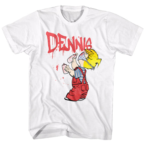 Dennis The Menace Graffiti Men'S T-Shirt