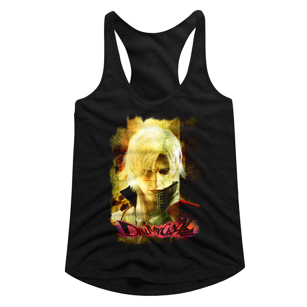 Devil May Cry Grunge Stare Women's Racerback