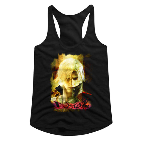 Devil May Cry Grunge Stare Women's Racerback
