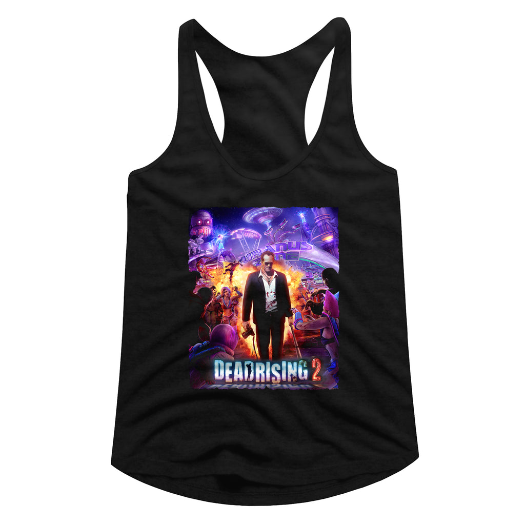 Dead Rising Purple Action Women's Racerback