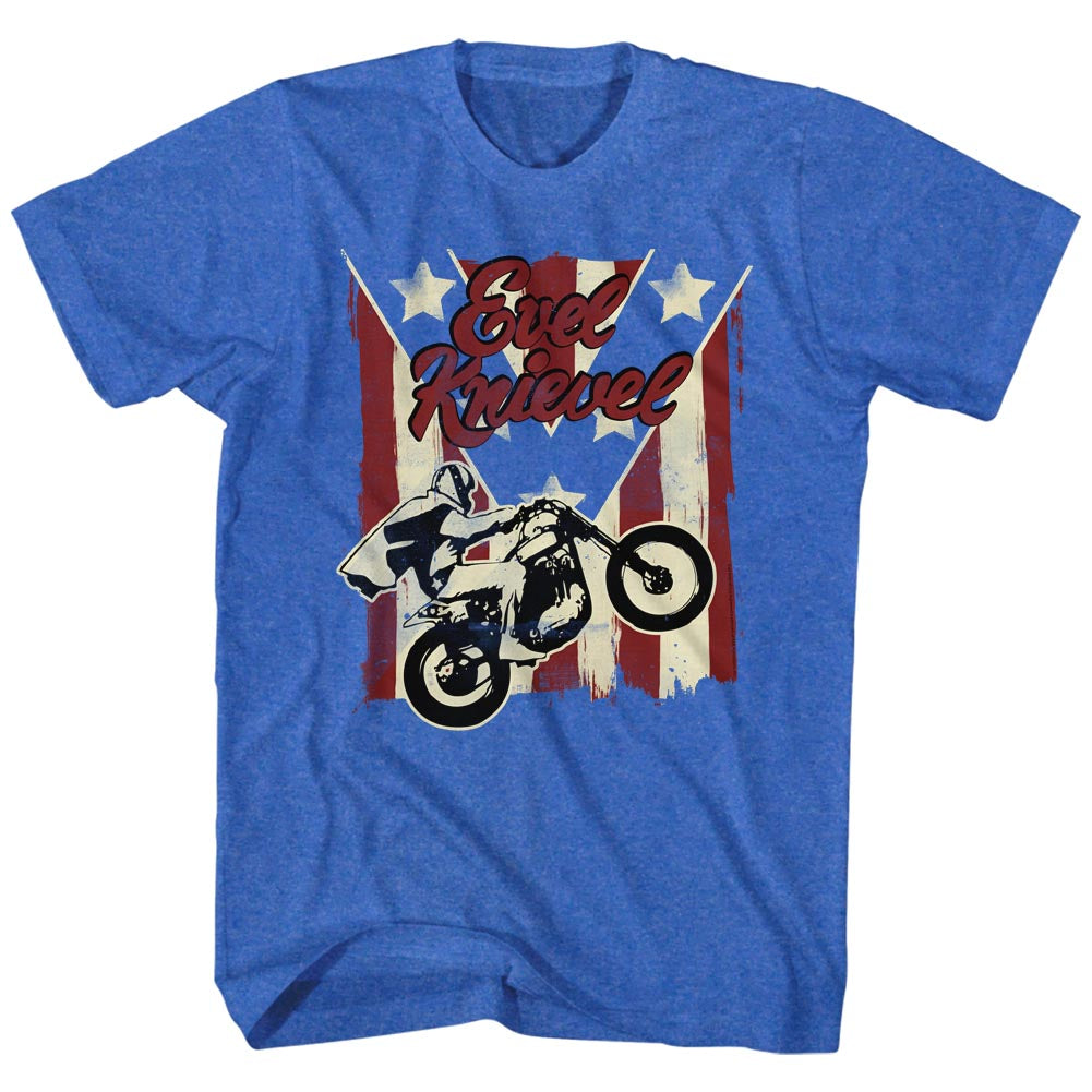 Evel Knievel Spangled Men'S T-Shirt