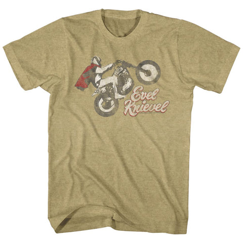 Evel Knievel Evel Wheelie Men'S T-Shirt