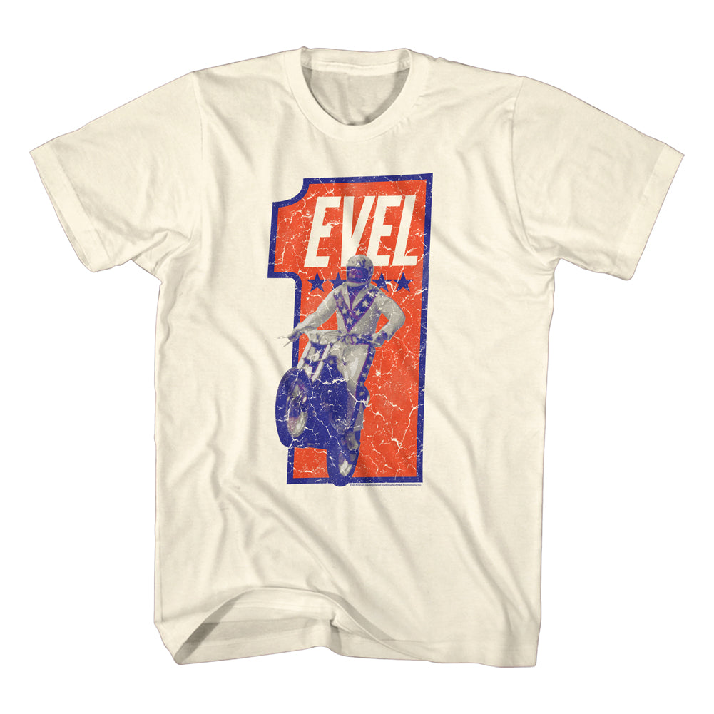 Evel Knievel Numbah One Men'S T-Shirt
