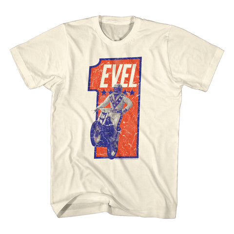 Evel Knievel Numbah One Men'S T-Shirt