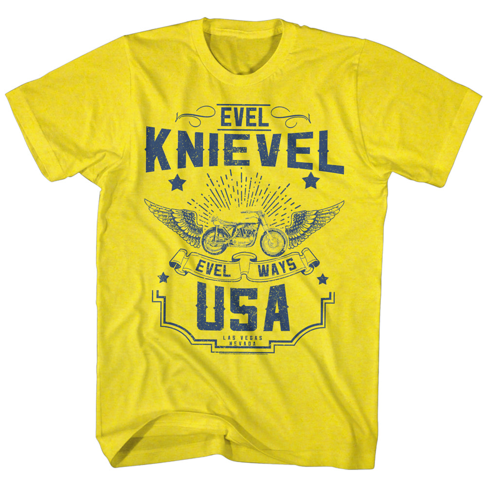 Evel Knievel Old Knievel Men'S T-Shirt