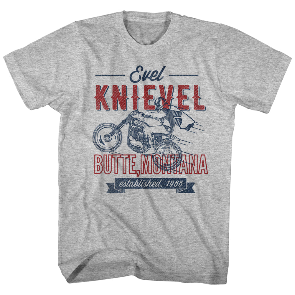 Evel Knievel Layered Evel Men'S T-Shirt