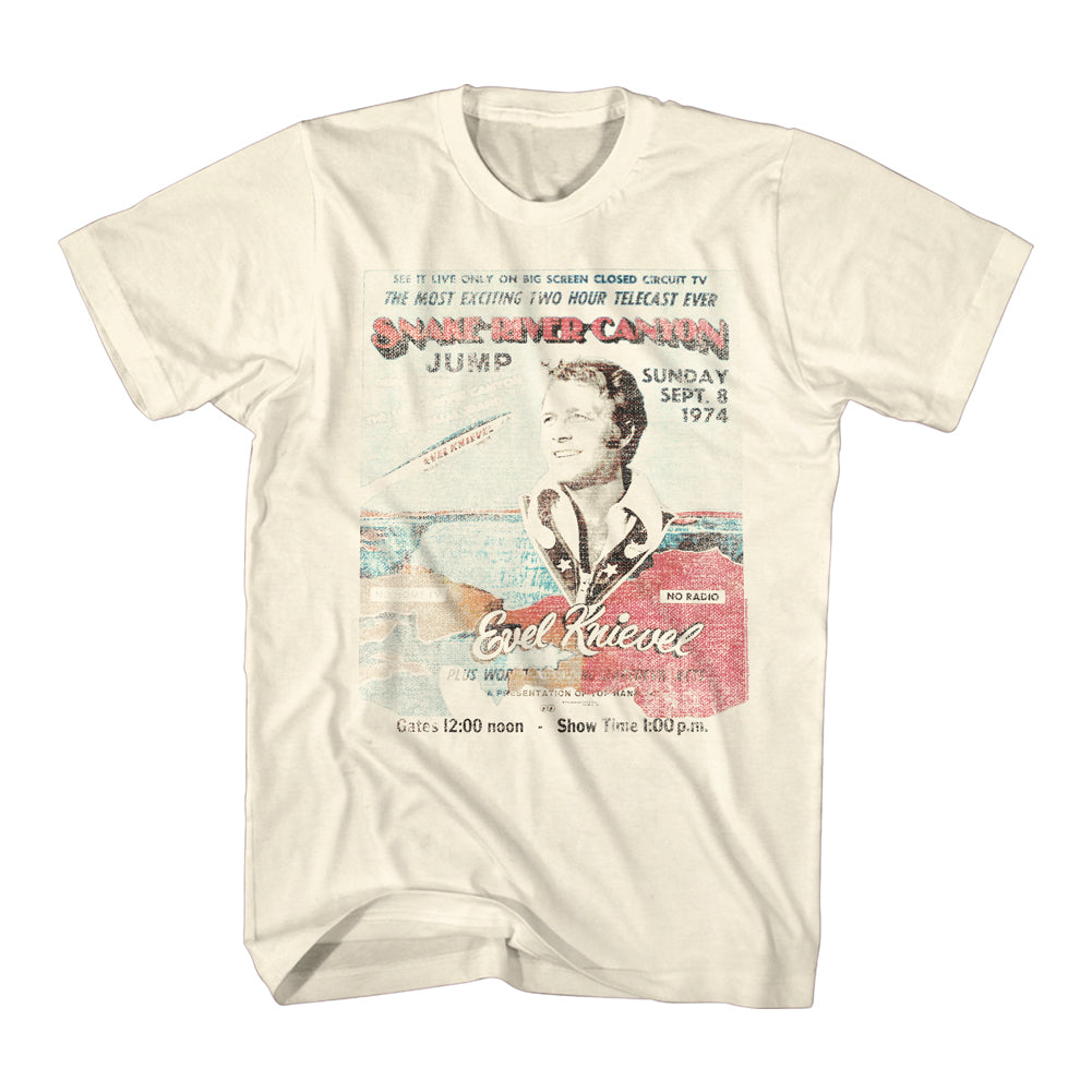 Evel Knievel Snake River Men'S T-Shirt