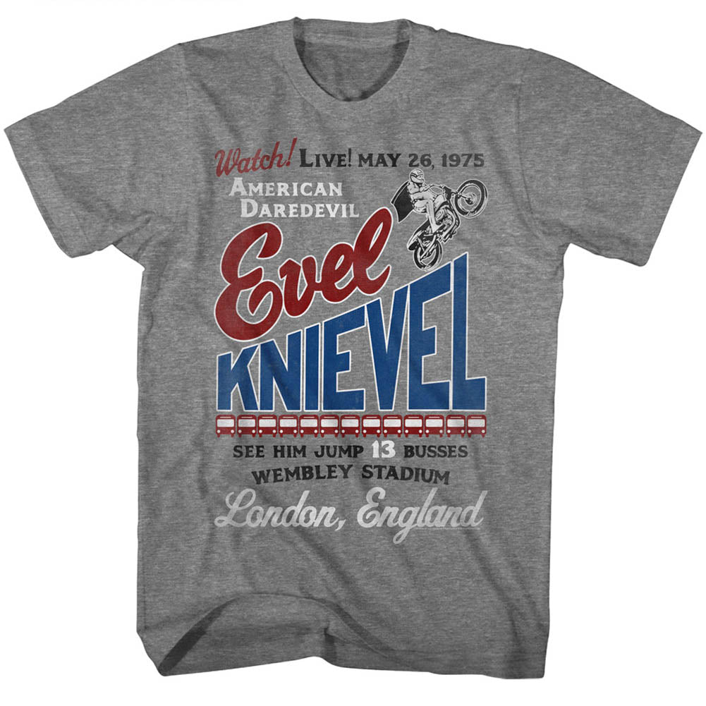 Evel Knievel 13Busses Men'S T-Shirt