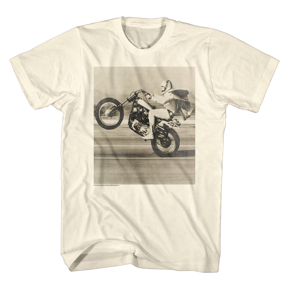 Evel Knievel Wheelie Men'S T-Shirt