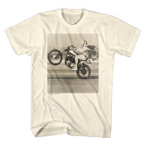 Evel Knievel Wheelie Men'S T-Shirt