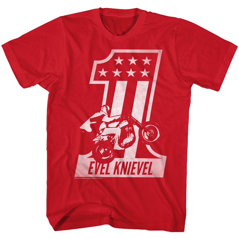 Evel Knievel Red One Men'S T-Shirt