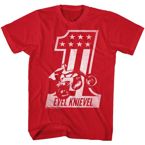 Evel Knievel Red One Men'S T-Shirt