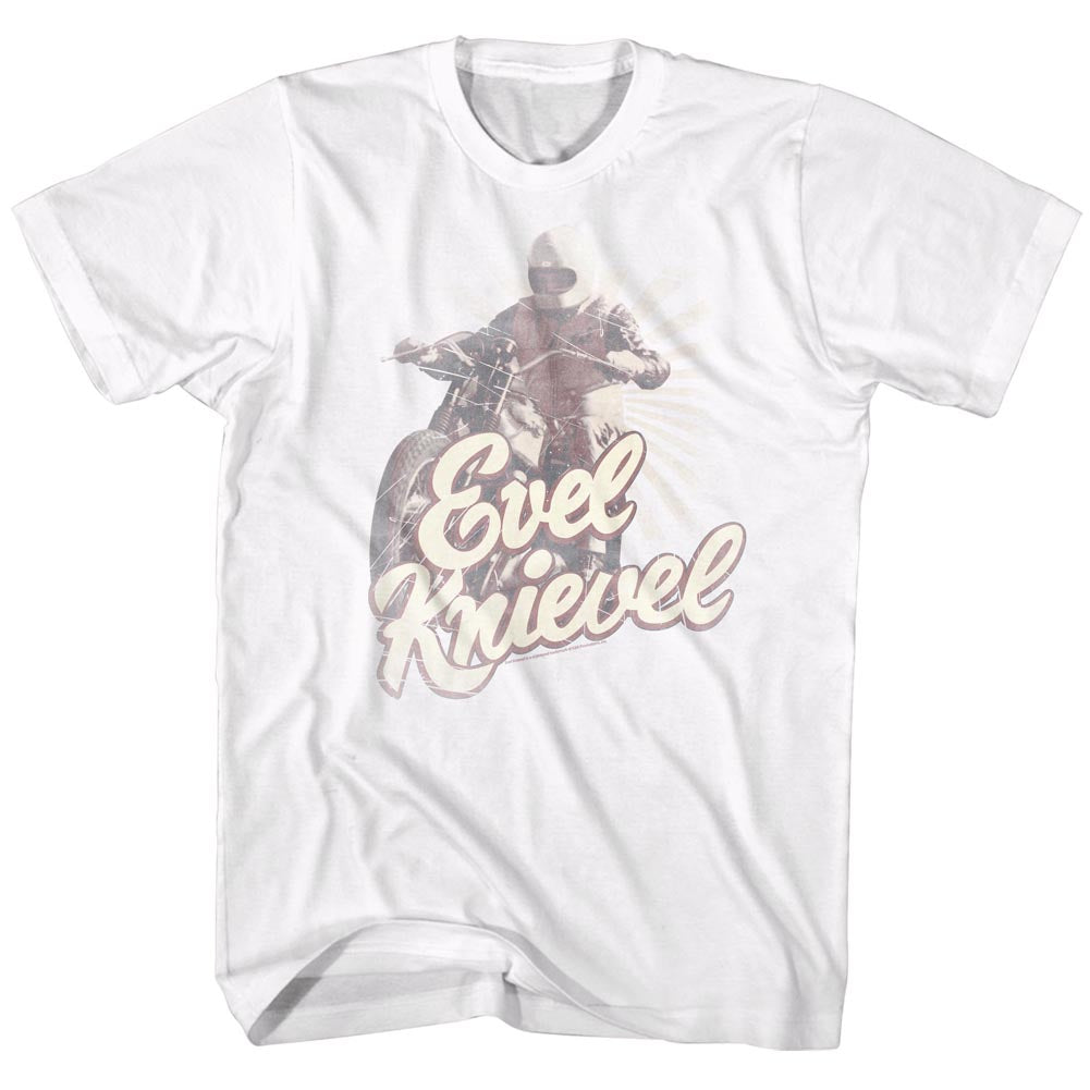 Evel Knievel Faded Men'S T-Shirt