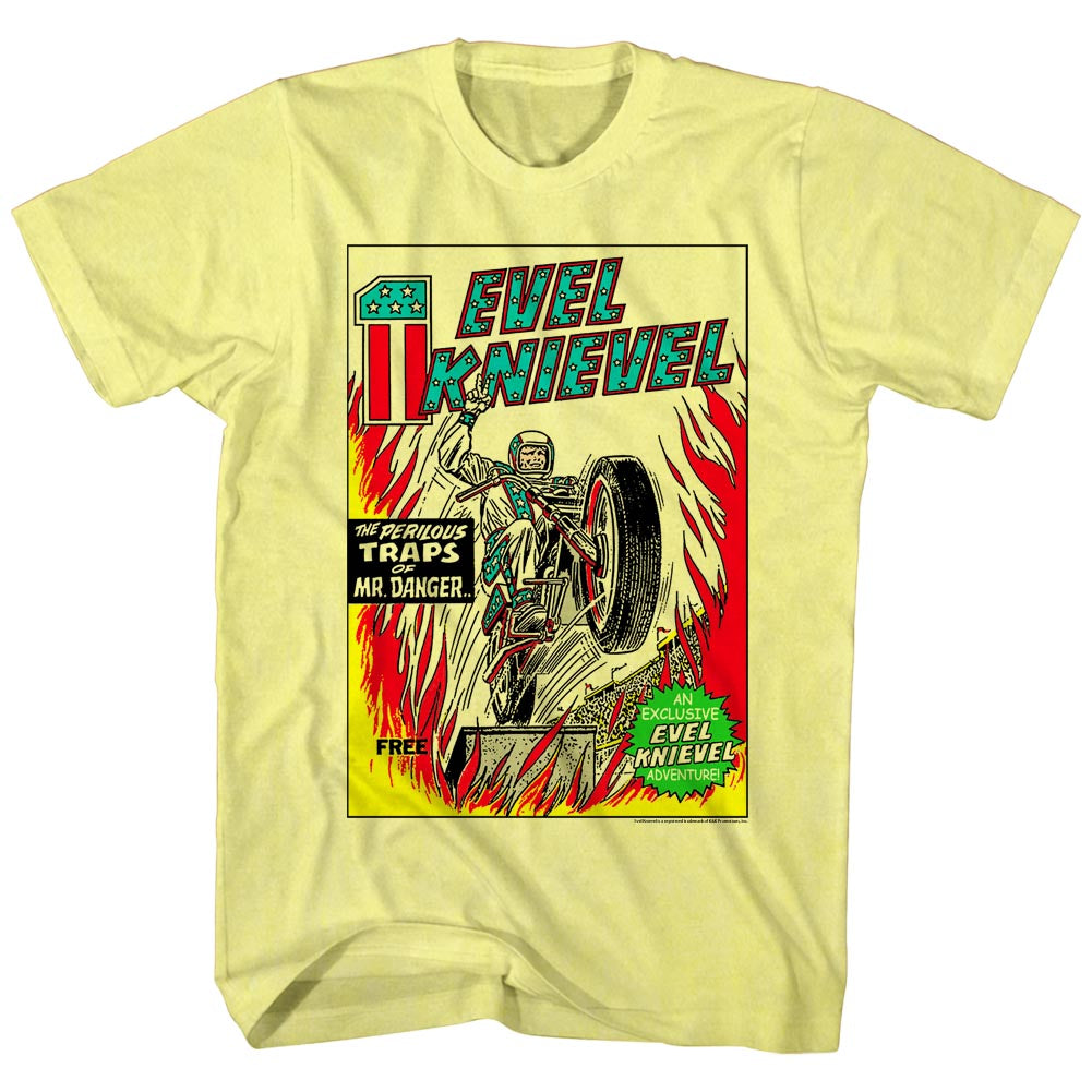 Evel Knievel Evel Comic Men'S T-Shirt