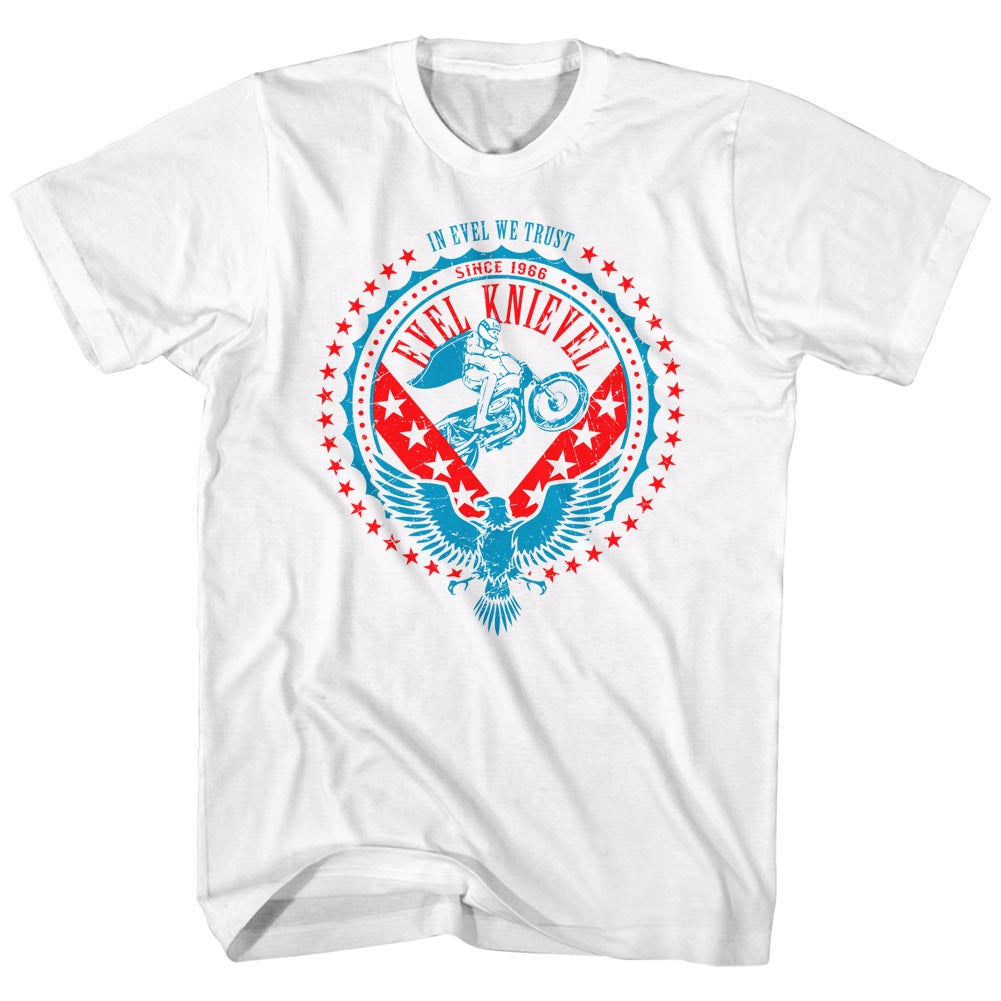 Evel Knievel Round & Round Men'S T-Shirt