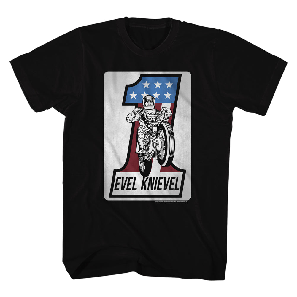 Evel Knievel One Square Men'S T-Shirt