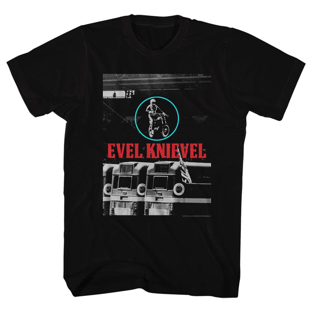 Evel Knievel Redwhiteblue Men'S T-Shirt