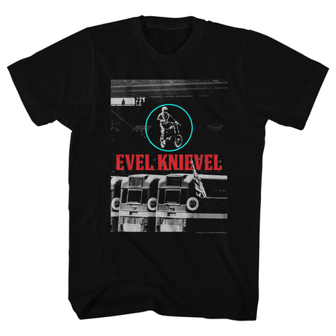 Evel Knievel Redwhiteblue Men'S T-Shirt