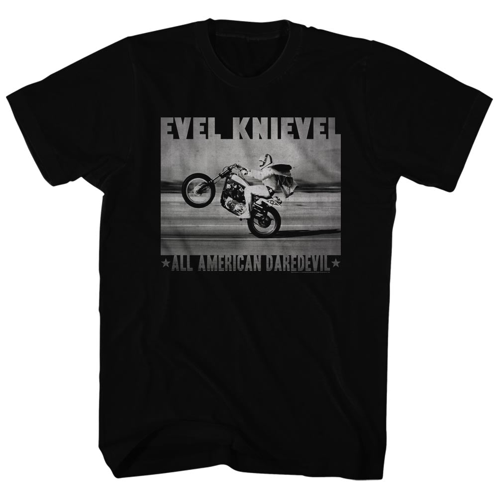 Evel Knievel Fade Daredevil Men'S T-Shirt