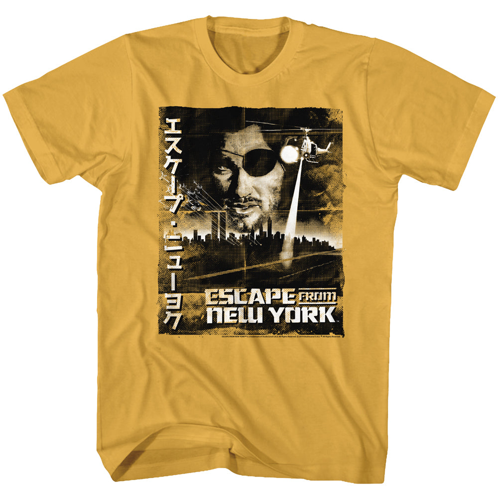 Escape From New York Worn Japaese Poster Men's T-Shirt