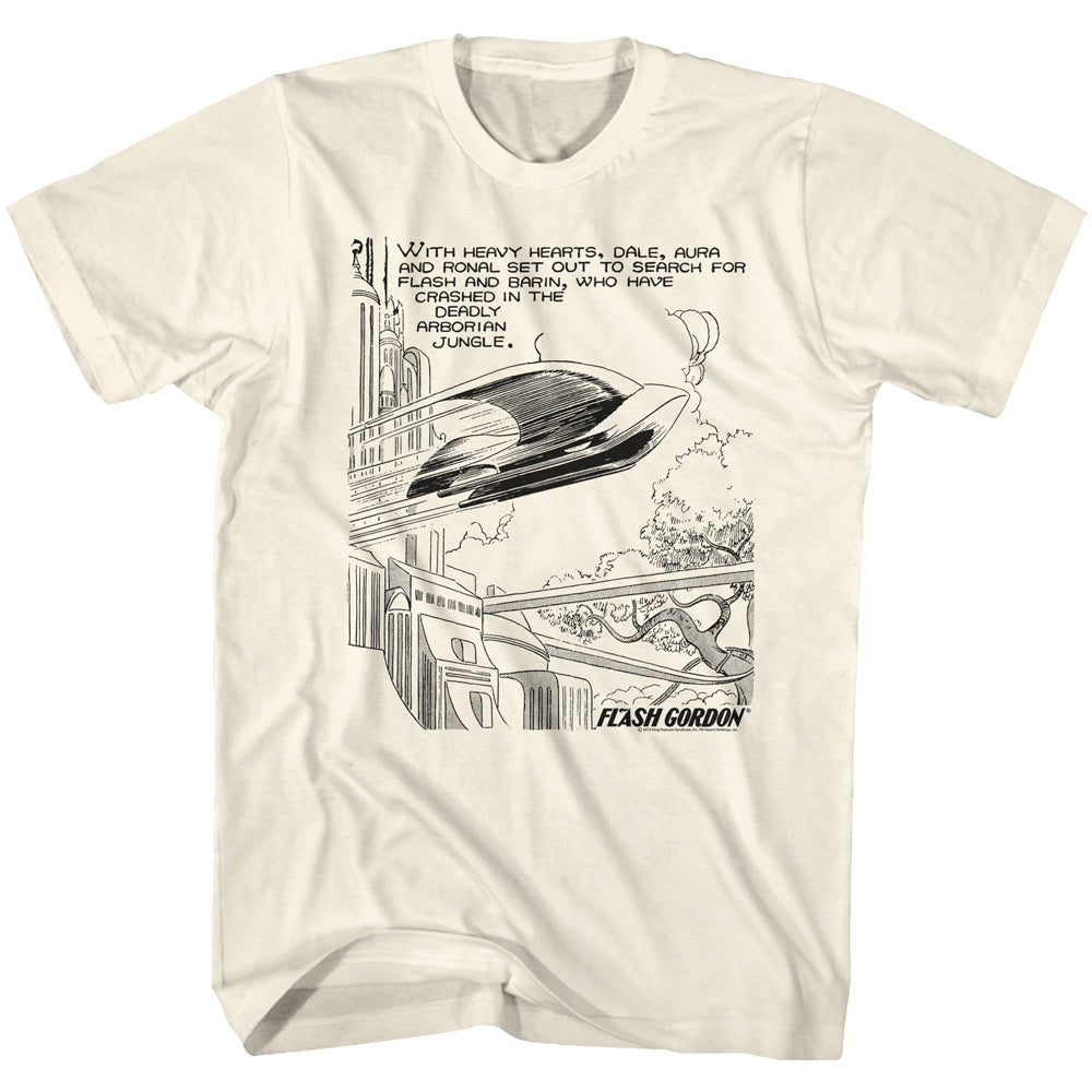 Flash Gordon Heavy Hearts Men'S T-Shirt