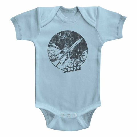 Flash Gordon Spaceship Baby Bodysuit