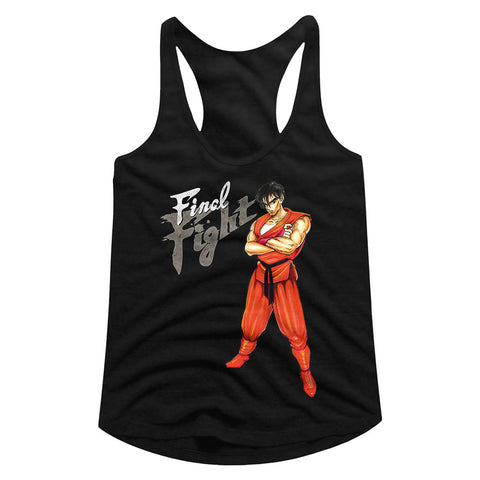 Final Fight Guy Women's Racerback