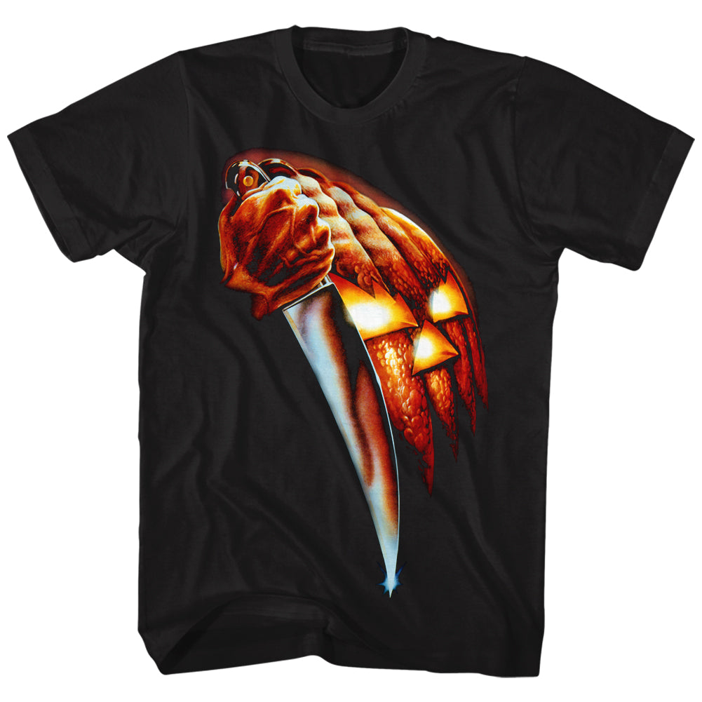 Halloween Pumpkin Knife Men's T-Shirt