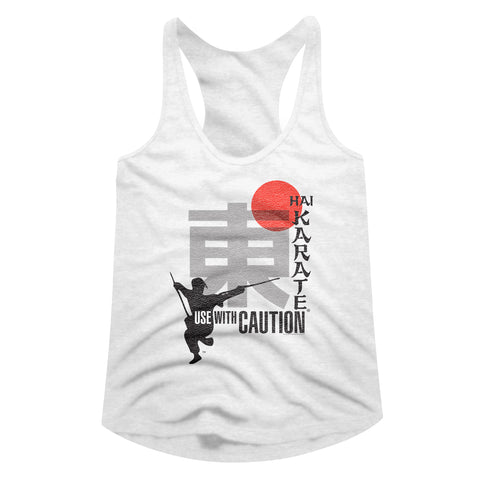 Hai Karate Use With Caution Ladies Racerback