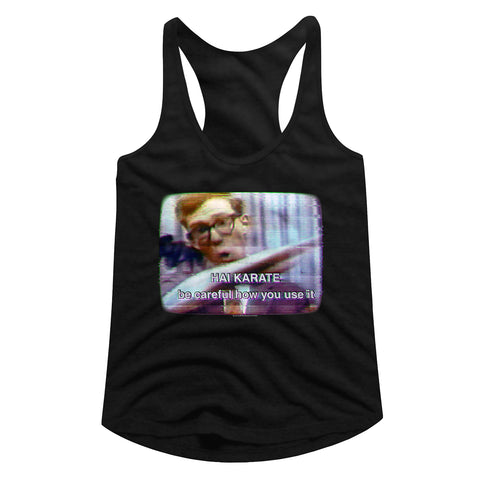 Hai Karate Vintage Tv Ladies Racerback