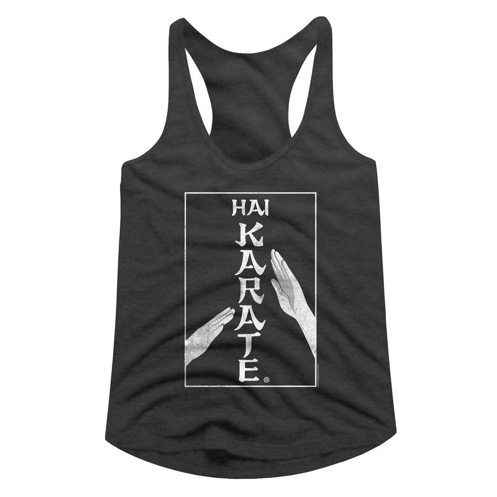 Hai Karate Karate Chop Ladies Racerback