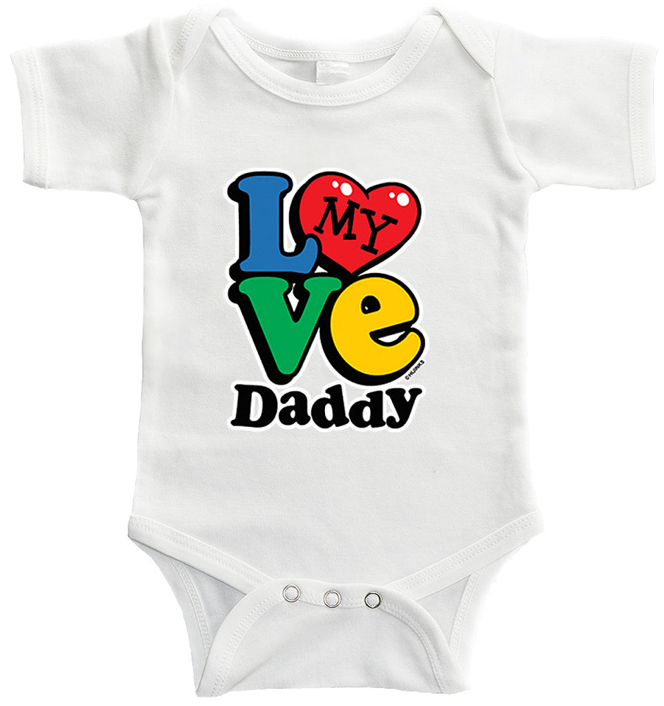 I Love My Daddy Baby Bodysuit