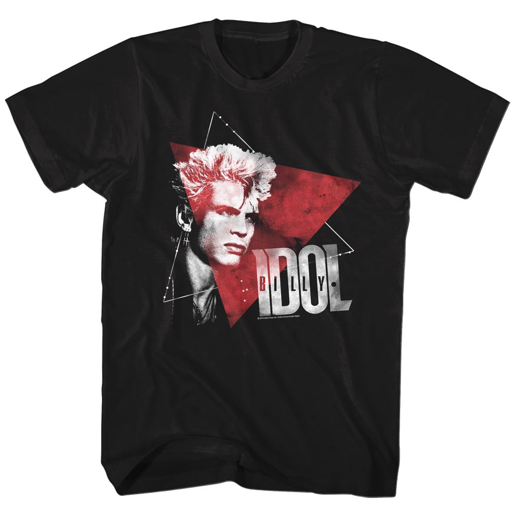 Billy Idol Triangle Adult T-Shirt