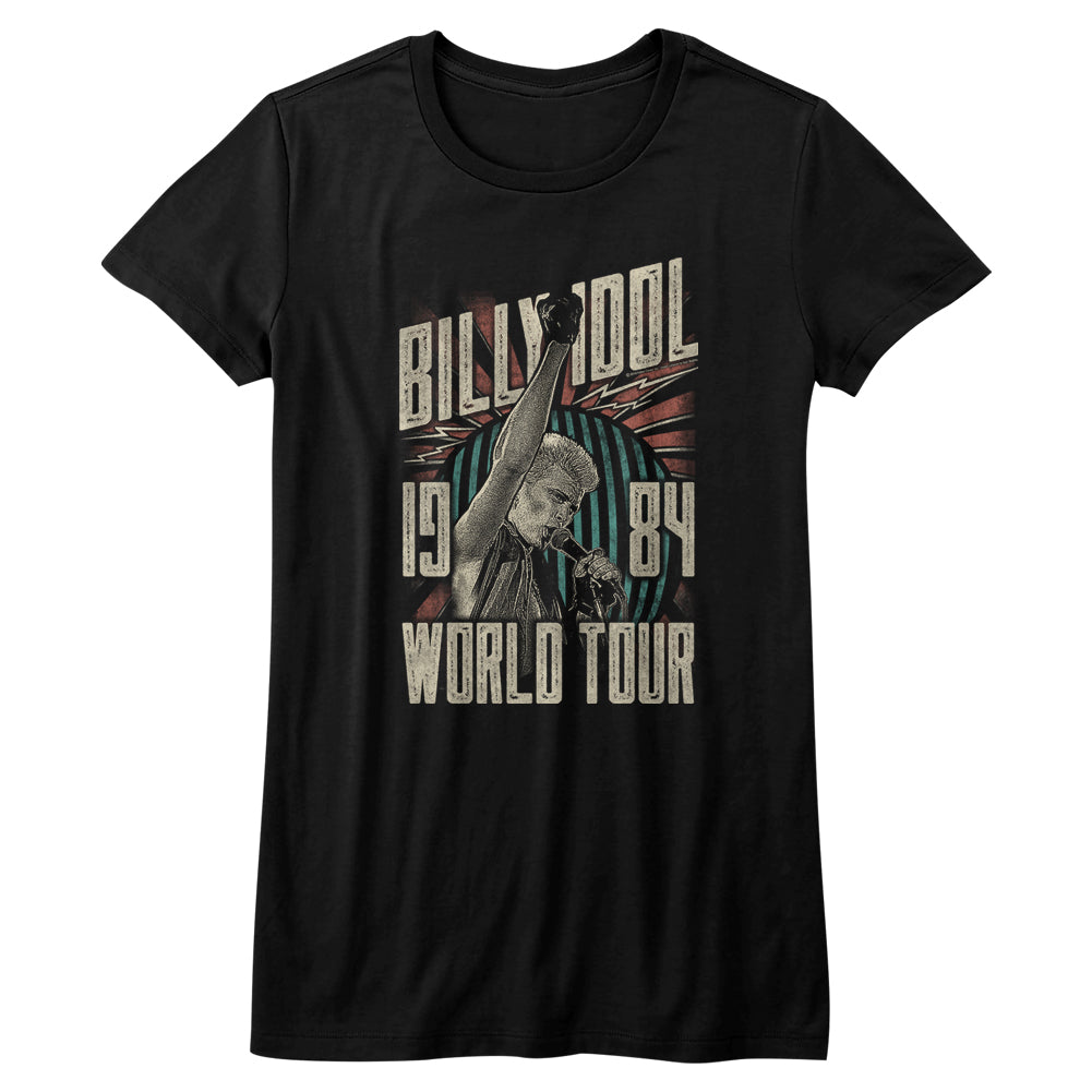 Billy Idol World Tour Ladies T-Shirt