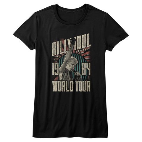 Billy Idol World Tour Ladies T-Shirt
