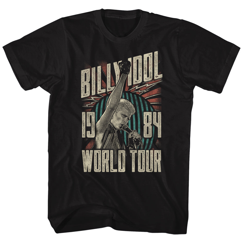 Billy Idol World Tour Adult T-Shirt