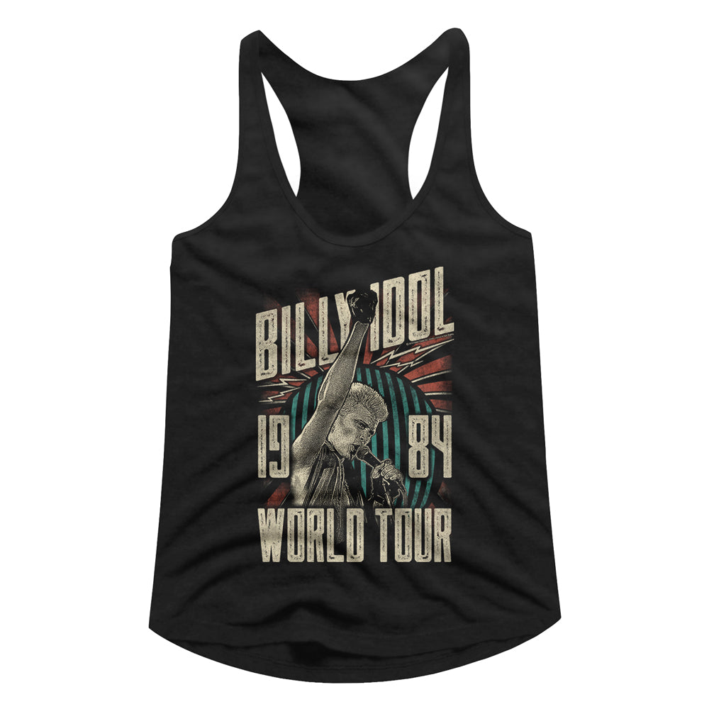 Billy Idol World Tour Ladies Racerback