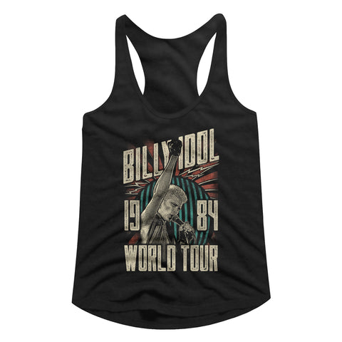 Billy Idol World Tour Ladies Racerback
