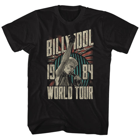 Billy Idol World Tour Adult T-Shirt