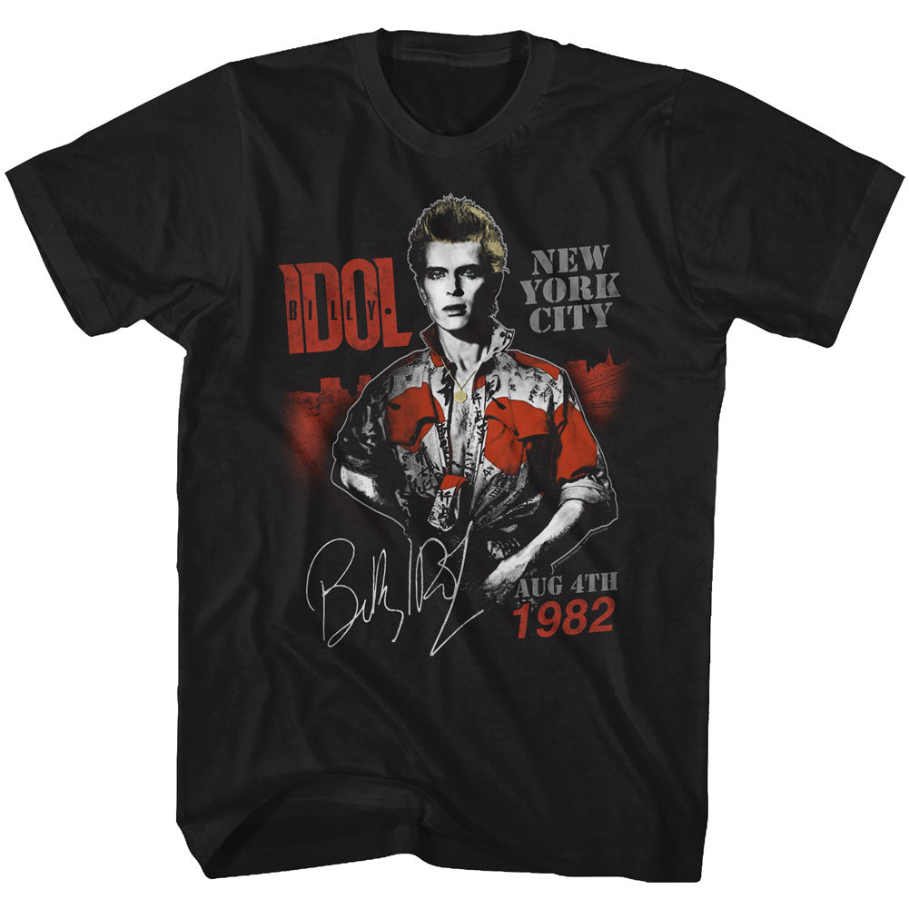 Billy Idol Aug '82 Adult T-Shirt
