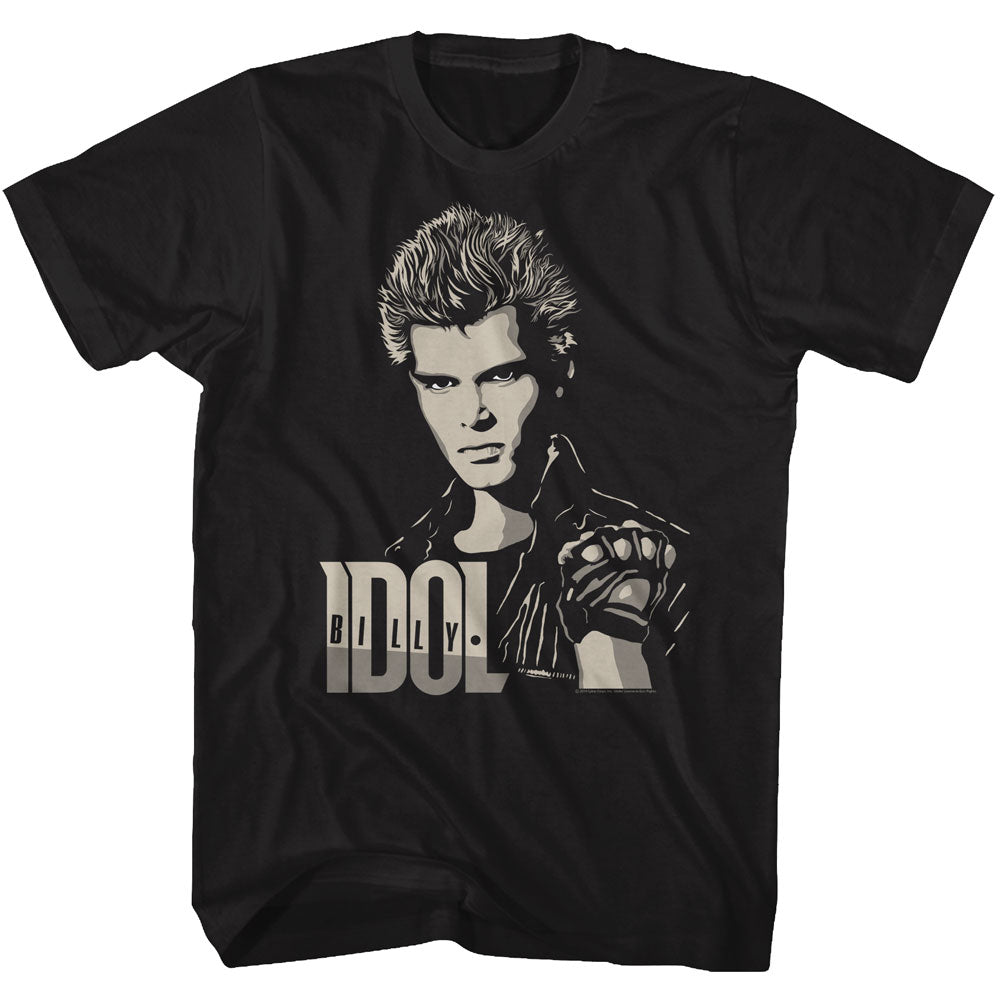 Billy Idol 2 Tone Billy Adult T-Shirt