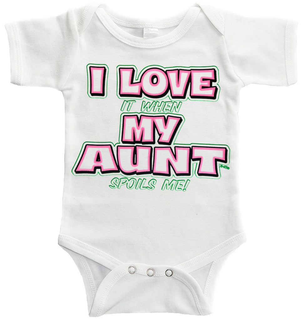My Aunt Spoils Me Baby Bodysuit