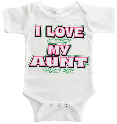 My Aunt Spoils Me Baby Bodysuit