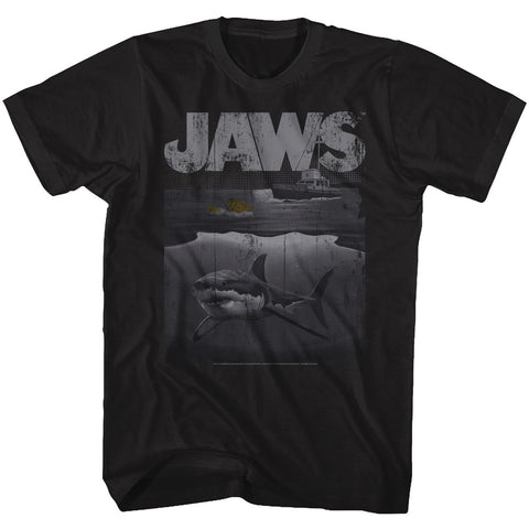 Jaws Shark Boat Men's T-Shirt