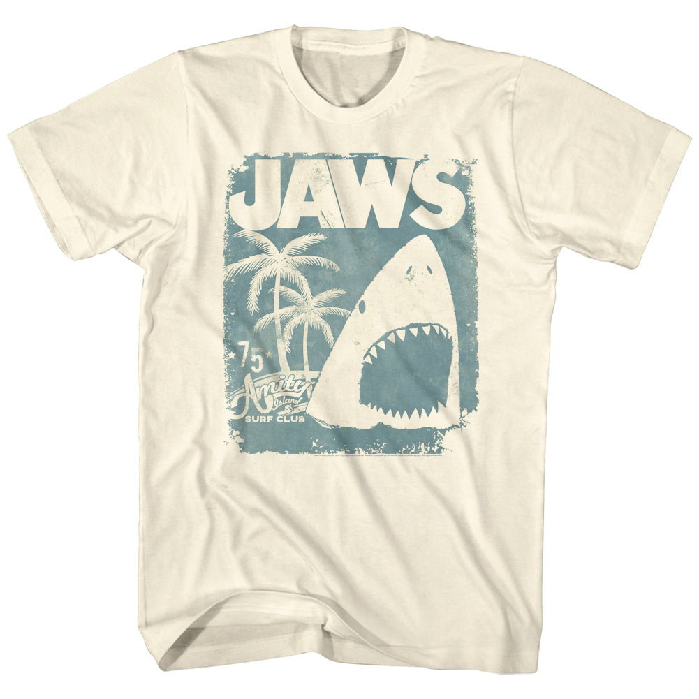 Jaws Surf Club Poster Men's T-Shirt