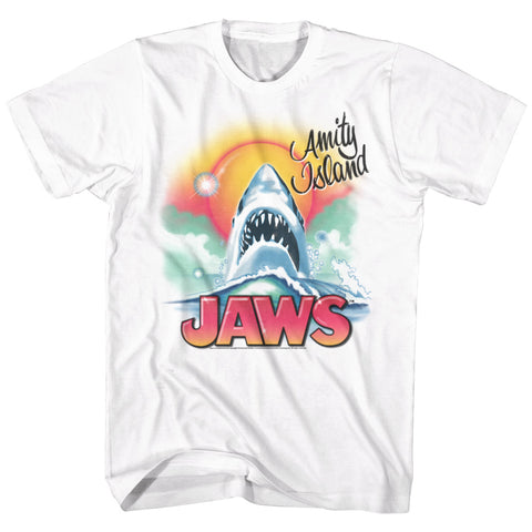 Jaws Beachy Airbush Men's T-Shirt